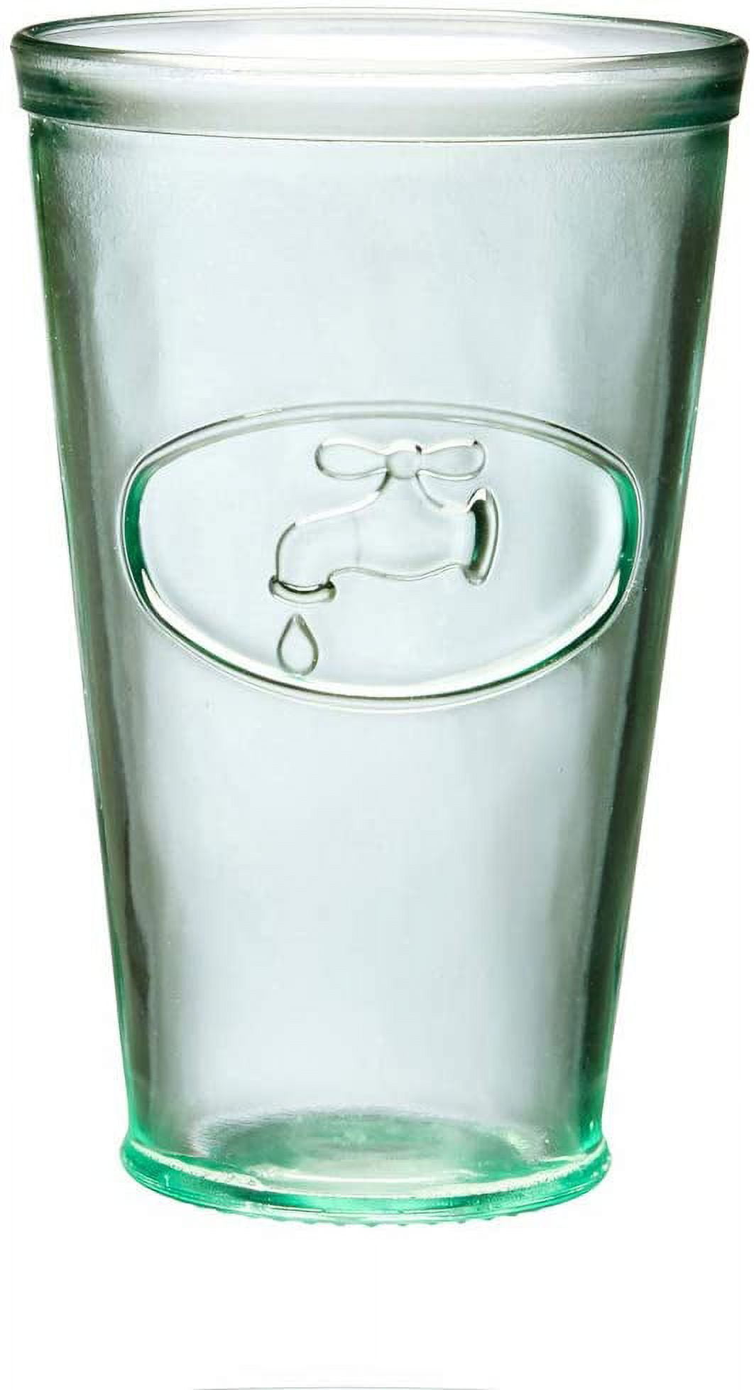 Claplante Drinking Glasses, Crystal Highball Glasses Set of 6, 16