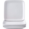 thumbnail image 3 of Bruntmor 8-Inch Set Of 4 Heavy Duty Ceramic Dinner Plates Elegant Matte, 3 of 7