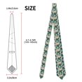 thumbnail image 2 of Fotbe Flamingo Corbata Clásica para Hombre con Estampado – Corbata de Seda Jacquard Tejida, para Negocios, Bodas y Eventos Formales, 2 of 7