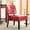 Red, variant on Sunlight - Resistant Blended Leather - Enhance Your Decor with a Red Accent Chair