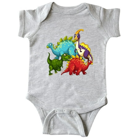 

Inktastic Cute Dinosaurs Gift Baby Boy or Baby Girl Bodysuit