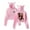 Pink, variant on Baki Hanma Short Hoodie Streetwear Women Cat Ear Sweatshirt Casual Fashion Clothing