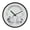 A Silver Headset, variant on Indoor 12' Voice-Activated Luminous Decoration Wall Clock With LED Night Light Pastel Colors