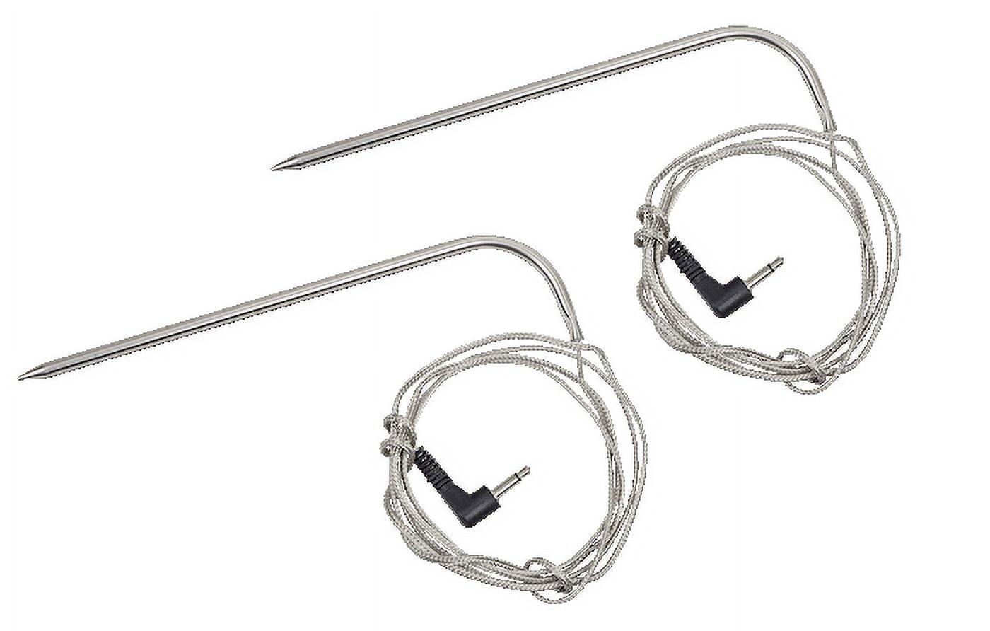 Pit Boss 6" Meat Probe with 48" High Heat Woven Wire for Pellet Smokers, 2-pc