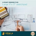 thumbnail image 4 of Koala Tools 2-Point Perspective Grid Sketchpad, 4 of 5