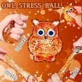 thumbnail image 2 of Owl Sugar Stress Ball Squishy Toys, Kawaii Squishy Stress Balls, Owl Sugar Ball Squeeze Toys, Party Favors Easter Basket Stuffers (Brown), 2 of 5