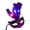 Purple, variant on LED Light Up Masquerade Princess Feather Mask,Venetian Masks Prom Costume Eye Mask,All Ages Friendly Halloween Mardi Gras Carnival Party Halloween Decorations & Holiday Gift