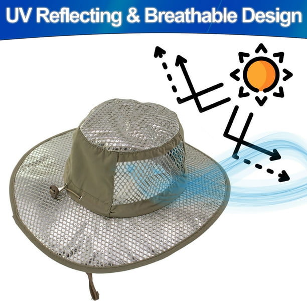 Polar Cooling Sun Brimmed Hat w/ Hydro Evaporative & UV