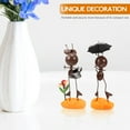 thumbnail image 6 of GETAJGHSD 2pcs Iron Ant Decor Ornaments Wedding Room Decor Modern Fashion Accessories Random Style, 6 of 8
