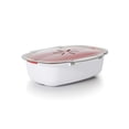 thumbnail image 1 of Moyic Vaporera para microondas de PP de grado alimenticio, vaporera de plástico para verduras, cesta para cocinar al vapor para el hogar, oficina, Herramientas y accesorios para hornear Moyic HA004967-00, 1 of 6
