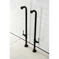 thumbnail image 4 of Kingston Brass AE810S0DKL Concord Freestanding Tub Supply Line, Matte Black, 4 of 5