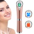 thumbnail image 3 of PRETTY SEE Sonic Vibration Facial Massager Eye Massage Tool Skin Care Device for Eyes, Face and Neck, USB Charging, Rose Gold, 3 of 6