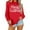 1-Red, variant on IWRICH Women's Merry Christmas Oversized Pullover Sweatshirt Lightweight Holiday Xmas Tee Shirts 5-White XL