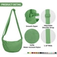thumbnail image 3 of Small Nylon Crescent Crossbody Purses Bag for Women Men Trendy,Travel Sling Bag, 3 of 7