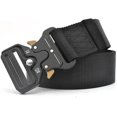 thumbnail image 4 of Pantalones de correr de cintura alta para mujer, pantalones informales con bolsillo con solapa, pantalones Cargo sólidos para exteriores, cinturón con hebilla de nailon negro para exterior d, 4 of 5