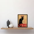thumbnail image 2 of French Vintage Advertising Tournee Du Chat Noir The Black Cat Rodolphe Salis Artwork Framed Wall Art Print A4, 2 of 4