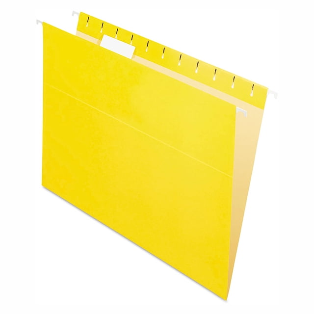 Fólder Colgante Reciclado Pendaflex Tamaño Carta Amarillo C/25 Piezas