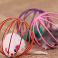 thumbnail image 3 of Trayknick Creative Faux Mouse Rat in Cage Ball Pet Cat Fun Gift Play Playing Catch Toy, 3 of 9