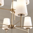 thumbnail image 5 of Contemporary Nine Light Chandelier-Satin Brass Finish-Incandescent Lamping Type Bailey Street Home 73-Bel-1636528, 5 of 6