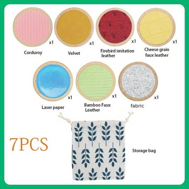 Children Montessori Tactile Board Sensory Toys Matching Game Tactile Classification Color Cognition Parish Memory Training Toys For Kids Early Development Toys