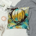 thumbnail image 2 of GOSMITH Splattered Paint on Volleyball Pattern Modern Home Sofa Decorative Throw Pillow Cover Cushion Case Multicolor, 2 of 5