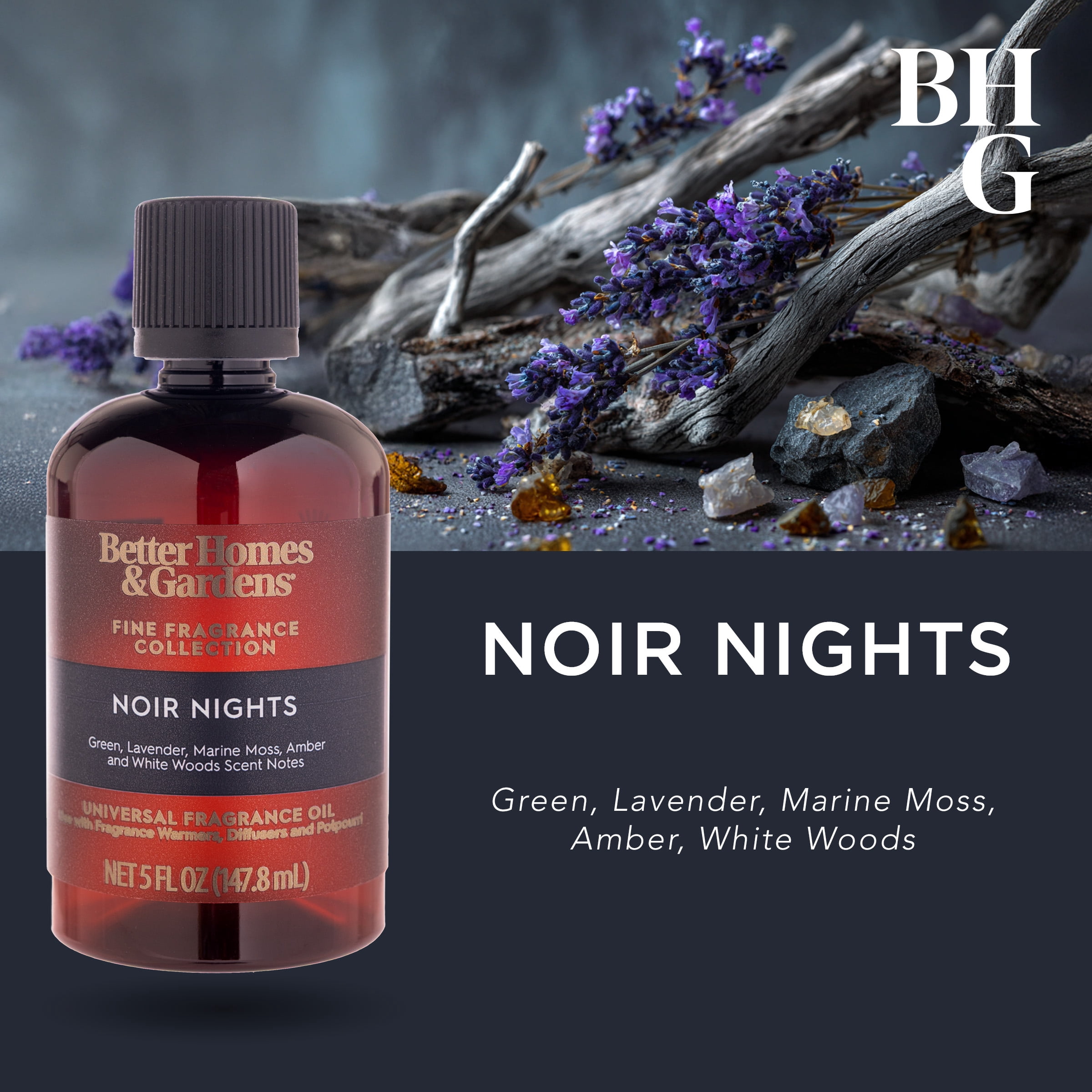 Better Homes & Gardens Fine Fragrance Universal Oil, Noir Nights, 5 fl oz