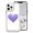 Transparent, variant on Compatible with iPhone 13 Pro Max Cute 3D Love Heart Candy Color Soft Shockproof Protection Fashion Clear Pretty Bumper Slim Cover for Women Girls