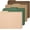 Brown Green, variant on 24 Pack Neon Colored File Folders Letter Size Pink Orange Yellow Green File Pockets with 1/3 Cut Tab for Home Office Classroom Supplies, 8.9 x 11.6 Inch, 4 Colors