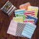 thumbnail image 3 of Bolsa de papel Kraft ondulada de trébol de cuatro hojas, 4 estilos, galletas mixtas, dulces, bolsa de envoltura de regalo para Navidad, 20, 13x18, 3 of 4