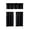 Black, variant on Solid Color Tier Curtain Set 3 Piece 30 Inch Semi Sheer Light Filtering Heat Insulating Small Window Valance