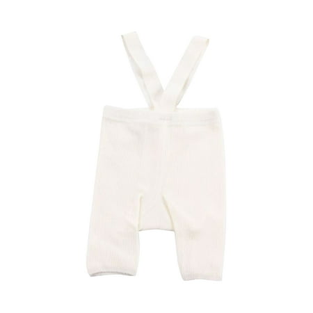 

Chollius Baby s Fashion Solid Color High Waist Knitted Suspender Pantyhose