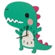thumbnail image 5 of Reloj de pared silencioso, reloj de habitación, reloj de pared con forma de dinosaurio, decoración de habitación, reloj silencioso que funciona con pilas, sin pilas, 5 of 8