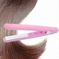 thumbnail image 4 of Travel Mini Hair Flat Iron Ceramic Tourmaline Hair Straightener with Travel Bag Dual Voltage Travel, 4 of 5