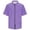A1-Purple1862, variant on XIAONU Solid Print Shirt for Men Short Sleeve Zip Front Outdoor Tops