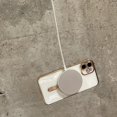 thumbnail image 5 of for iPhone 12 Mini Case Magnetic Clear with Camera Lens Protector Full Protection MagSafe Electroplated Luxury Silicone Shockproof Protective Case Cover 5.4 Inch - Gold, 5 of 6