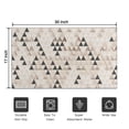 thumbnail image 5 of Beige Geometric Triangle Pattern Door Rugs,Washable Non Slip Door Mats Indoor,Decorative Door Mats,Entry Mat Indoor for Entrance,Bedroom,Kitchen,Bathroom,17"x30", 5 of 6