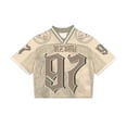 thumbnail image 1 of Camiseta de fútbol Y2K, camiseta holgada de empalme estadounidense de moda, ropa de calle informal transpirable, camiseta unisex de manga corta, 1 of 6