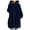 Dark Blue, variant on Women Sweatshirt Fashion Loose Solid Color Streetwear Pocket Zipper Drawstring Long Sleeved Hoodie Sweater Coat Jackets Coats Winter Coats for Women XXXXL