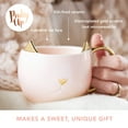 thumbnail image 3 of Pinky Up Chloe Cat Ceramic Coffee Mug, for Tea, Milk, or Matcha, 12oz, Pink, 3 of 9