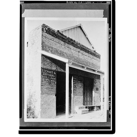 Historic Print, Wells Fargo Express Office Building, North Highway 20, Timbuctoo, Yuba County, CA - 2, 16" x 20"