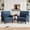 Navy, variant on YOUDENOVA Folding Chairs 4-Pack, Padded PU Leather Seat, Heavy Duty, Easy to Use and Store for Home, Office, Party,White