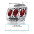 thumbnail image 4 of Spec-D Tuning Clear Parking Tail Lights Rear Brake Reverse Lamps Compatible with 1999-2004 Ford Mustang, Left + Right Pair Assembly, 4 of 7