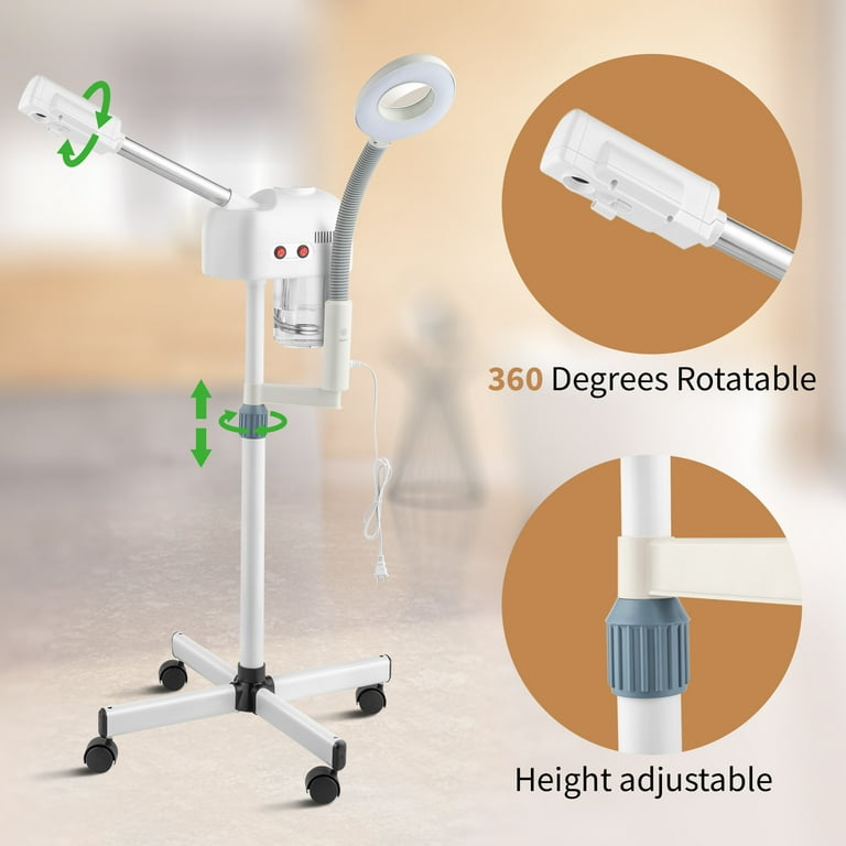 SalonMore Pro Ionic Ozone Steam Facial Steamer with