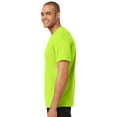 thumbnail image 2 of Men's High-Visibility Cotton/Poly T-shirt, XL Safety Green, 2 of 5