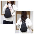 thumbnail image 4 of Entchin Crossbody Sling Bag for Men Women, Small Backpack Lightweight Chest Bag, Casual Day Pack Black, 4 of 7