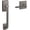 Nickel, variant on Schlage Fe285-Cen-Lat-Col Century Lower Half Handleset For Electronic Deadbolt - Nickel