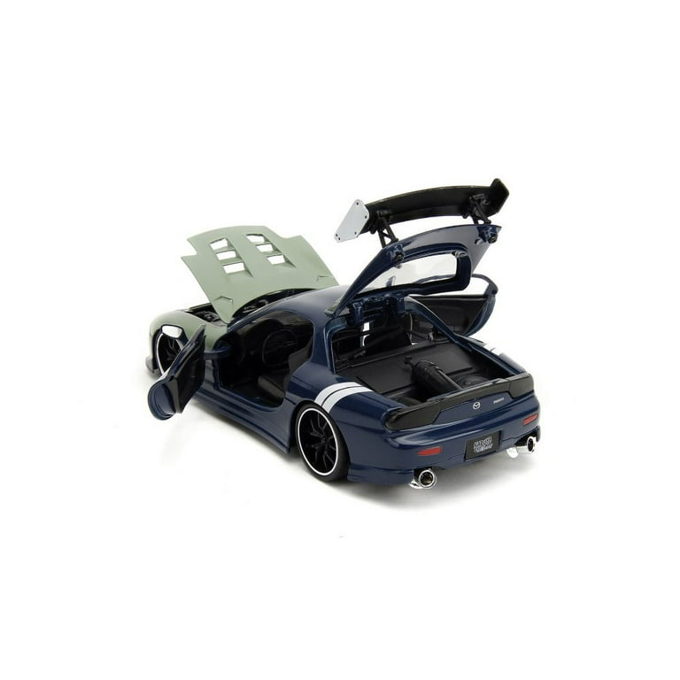 Jada Toys 1993 Mazda RX-7 w/ Kakashi Hatake Naruto Figure, 1/24