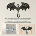 thumbnail image 5 of Awevudst Dragon Shaped Floating Wall Shelves Gothic Wooden Display Rack, 5 of 7