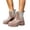 Coffee, variant on Womens Rain Boots, Waterproof Platform Rubber Chelsea Rainboots, Comfortable Short Ankle Garden Boots for Outdoor Work