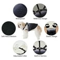 thumbnail image 5 of Dog Winter Jacket Reflective Waterproof Warm Pet Garment, Comfortable Cold Weather Fleece Apparel Outfits with Zipper Closure for Small Medium Large Dogs, 5 of 6
